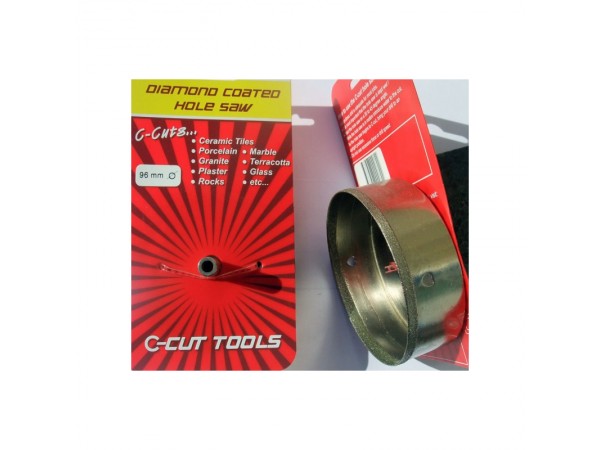 C CUT TOOLS DCHS96S 96mm Diamond Coated Hole Saw
